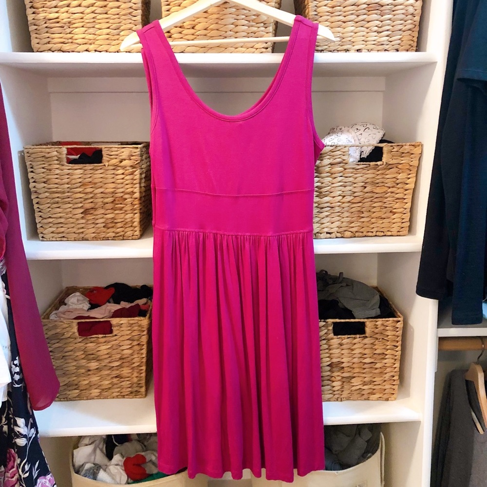 Fuchsia dress!